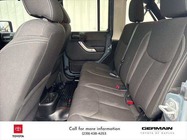 used 2015 Jeep Wrangler Unlimited car, priced at $22,986