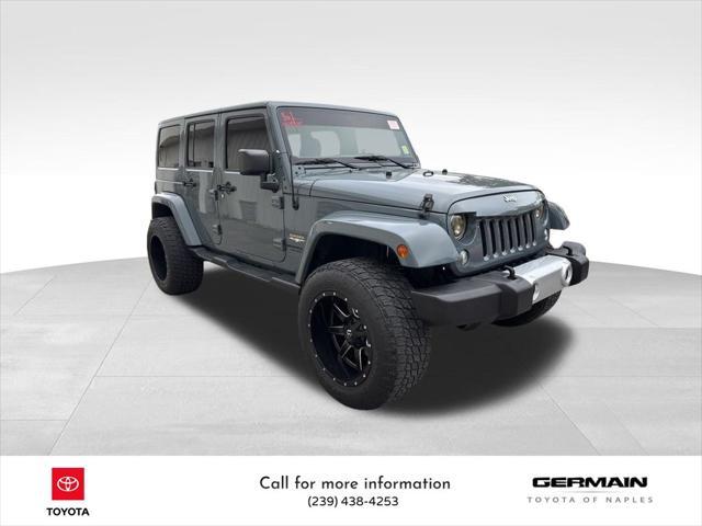 used 2015 Jeep Wrangler Unlimited car, priced at $22,986