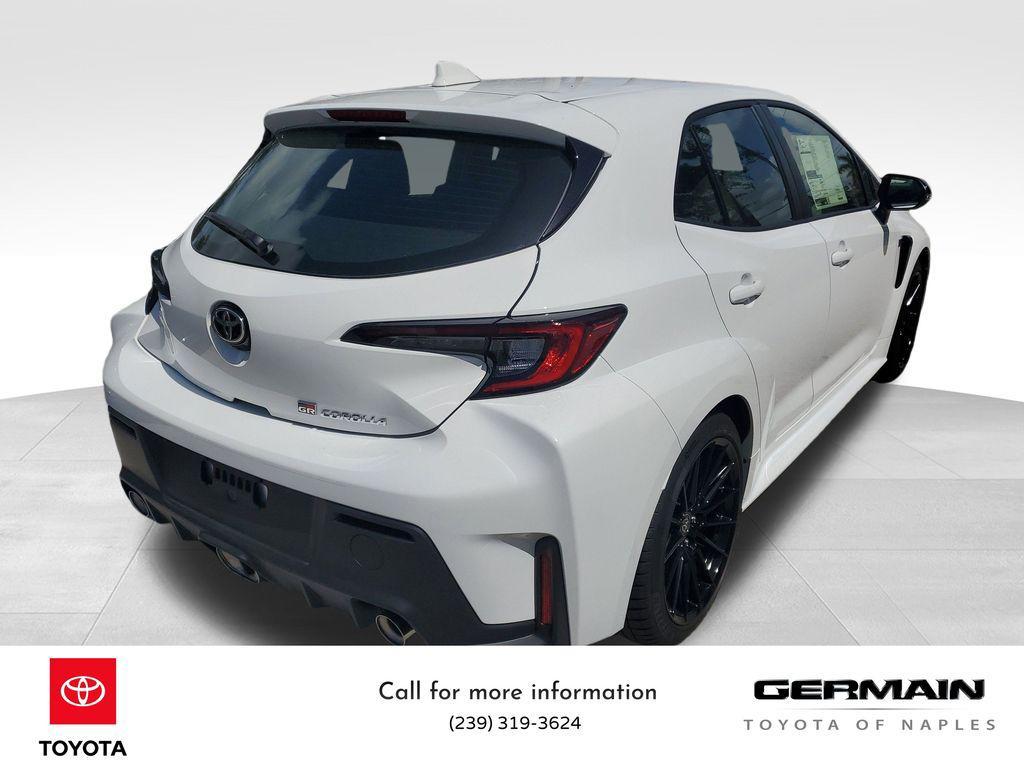 new 2025 Toyota GR Corolla car, priced at $42,017