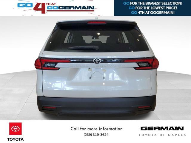 new 2025 Toyota Highlander car, priced at $45,548