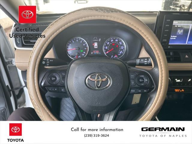 used 2021 Toyota RAV4 car, priced at $20,000