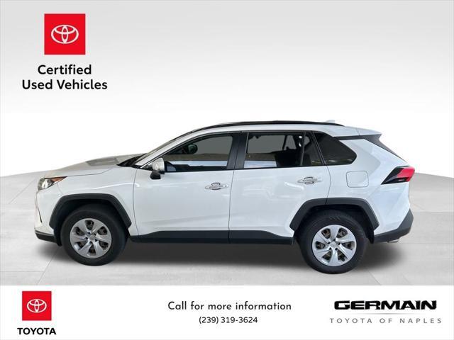 used 2021 Toyota RAV4 car, priced at $20,000