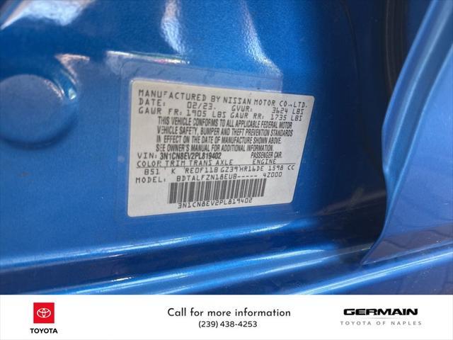 used 2023 Nissan Versa car, priced at $14,886