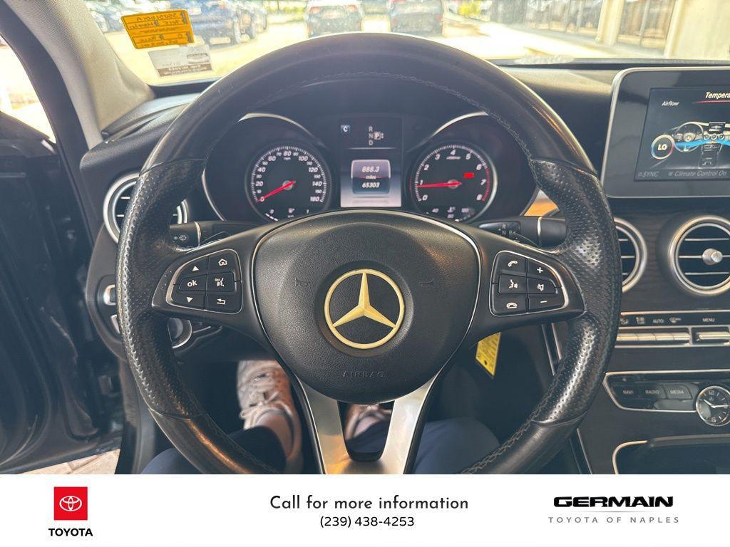 used 2015 Mercedes-Benz C-Class car, priced at $13,552