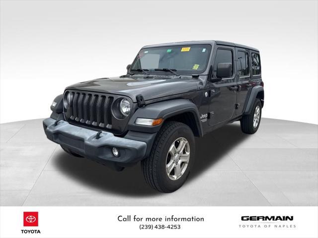 used 2019 Jeep Wrangler Unlimited car, priced at $20,986