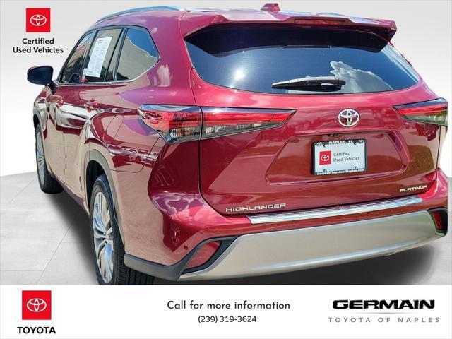 used 2023 Toyota Highlander car, priced at $39,496