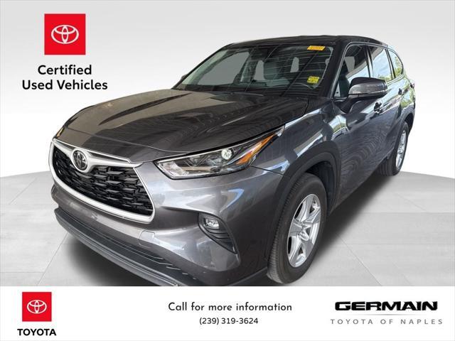 used 2022 Toyota Highlander car, priced at $30,986