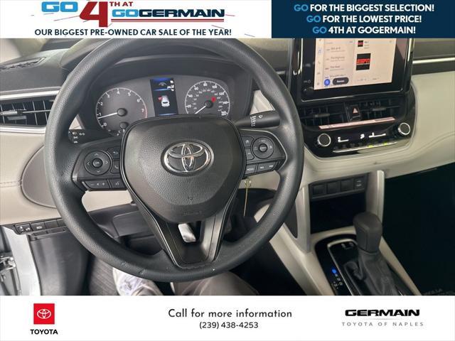 used 2024 Toyota Corolla Cross car, priced at $24,886