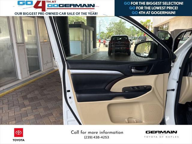 used 2018 Toyota Highlander car, priced at $23,586