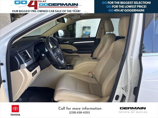 used 2018 Toyota Highlander car, priced at $23,586
