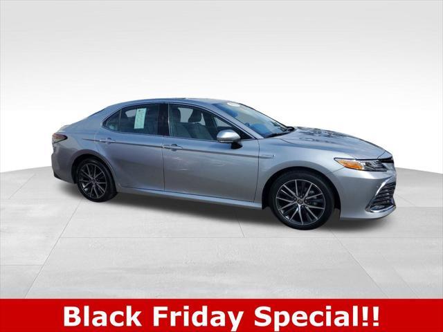 used 2021 Toyota Camry Hybrid car, priced at $28,588