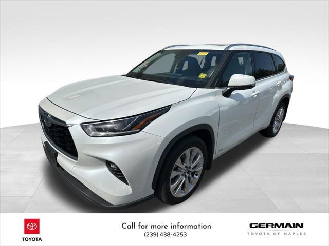 used 2022 Toyota Highlander Hybrid car, priced at $38,552