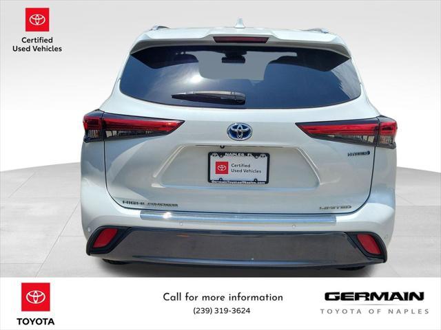 used 2022 Toyota Highlander Hybrid car, priced at $38,552