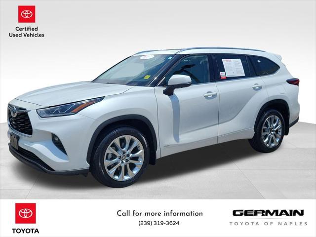 used 2022 Toyota Highlander Hybrid car, priced at $38,552