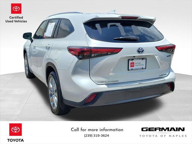 used 2022 Toyota Highlander Hybrid car, priced at $38,552