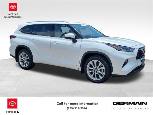 used 2022 Toyota Highlander Hybrid car, priced at $38,552
