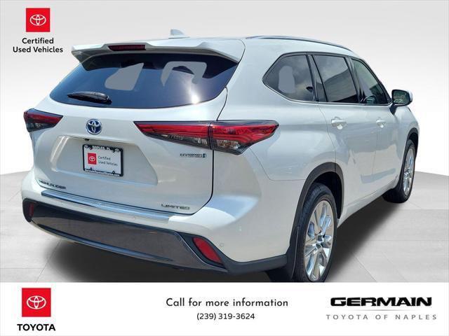 used 2022 Toyota Highlander Hybrid car, priced at $38,552
