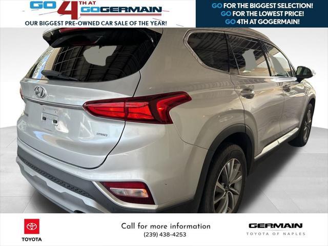 used 2019 Hyundai Santa Fe car, priced at $12,986