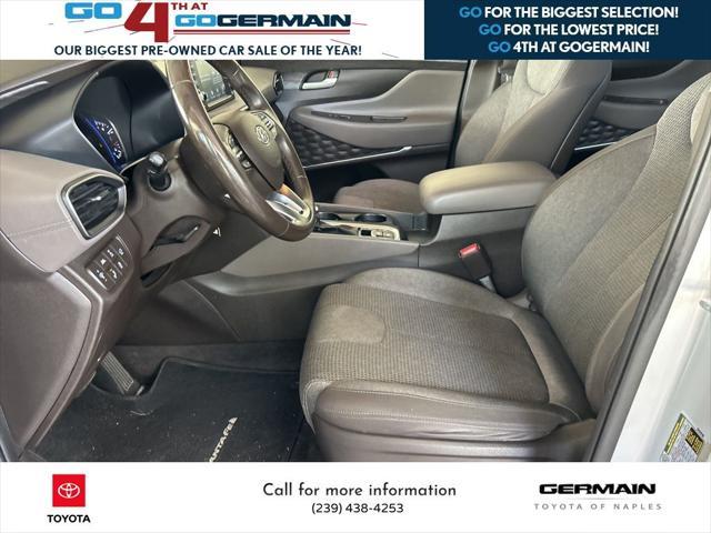 used 2019 Hyundai Santa Fe car, priced at $12,986