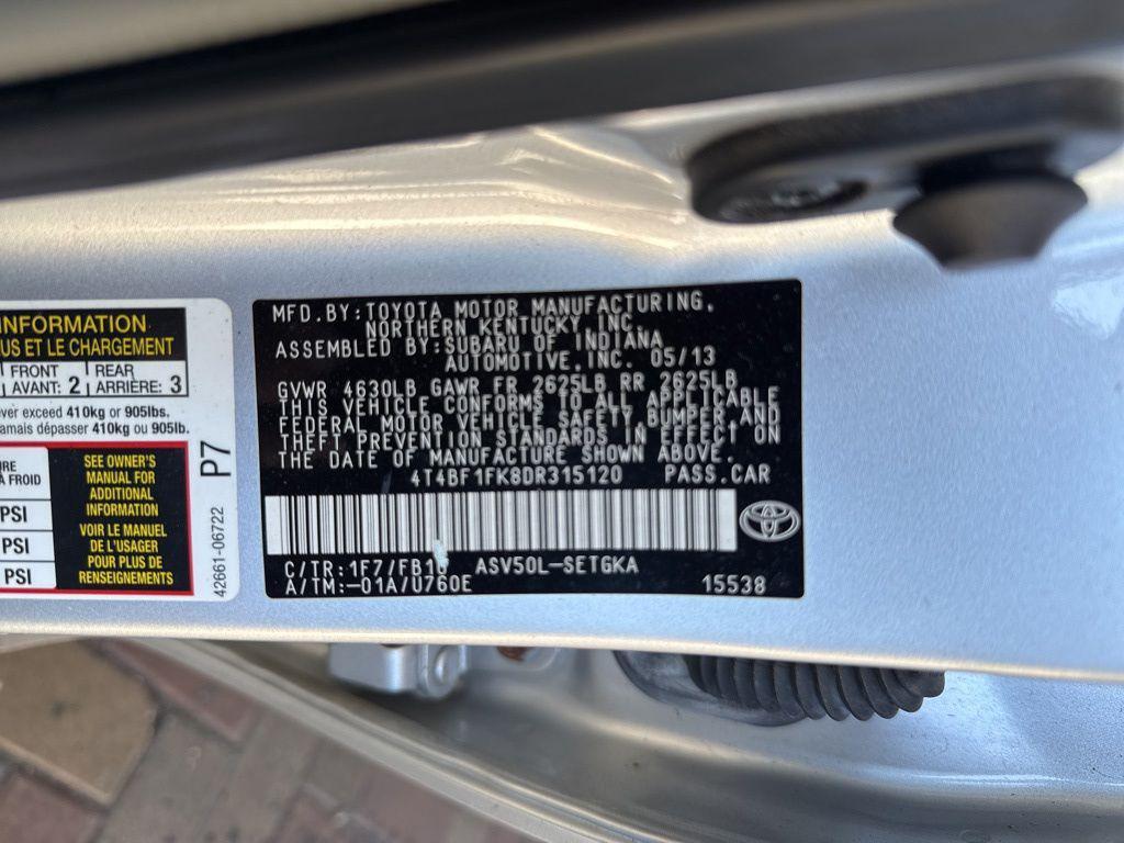 used 2013 Toyota Camry car, priced at $12,774