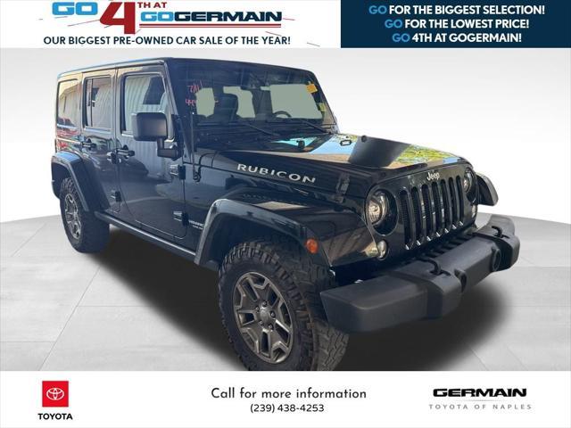 used 2016 Jeep Wrangler Unlimited car, priced at $25,986