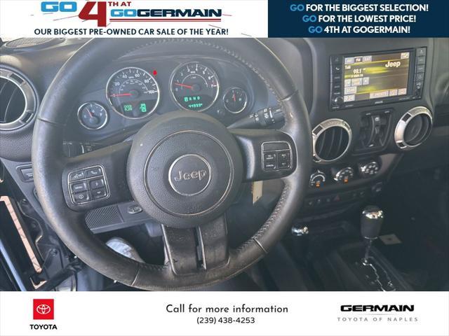 used 2016 Jeep Wrangler Unlimited car, priced at $25,986