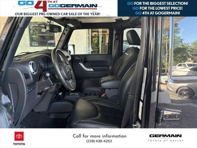 used 2016 Jeep Wrangler Unlimited car, priced at $25,986