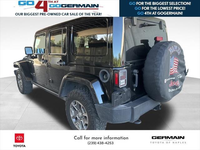 used 2016 Jeep Wrangler Unlimited car, priced at $25,986