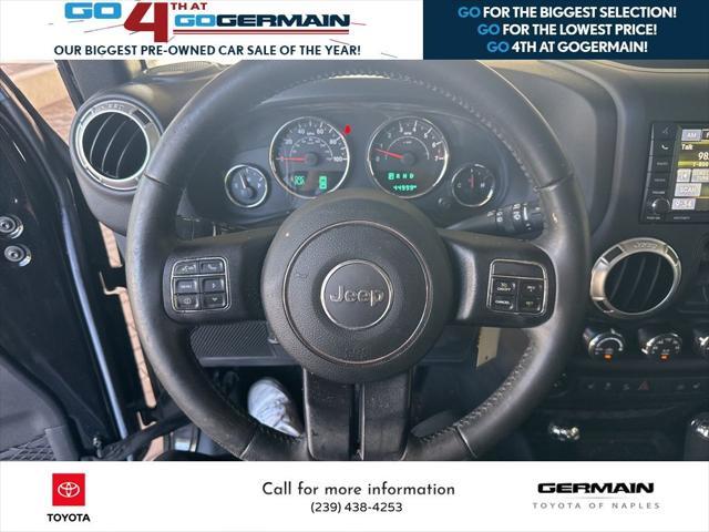 used 2016 Jeep Wrangler Unlimited car, priced at $25,986