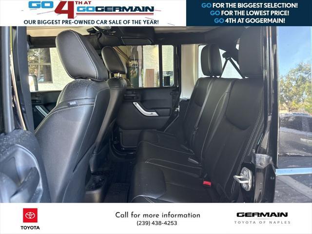 used 2016 Jeep Wrangler Unlimited car, priced at $25,986