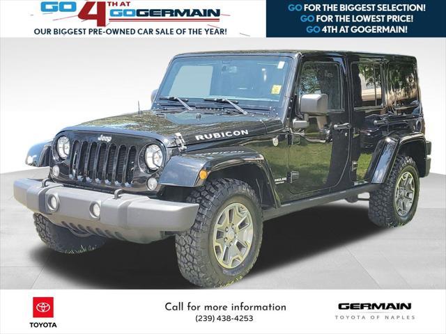 used 2016 Jeep Wrangler Unlimited car, priced at $25,000