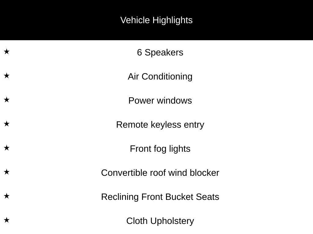 used 2008 Mazda MX-5 Miata car, priced at $9,000
