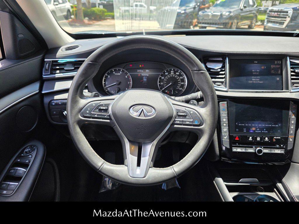 used 2022 INFINITI QX50 car, priced at $28,424