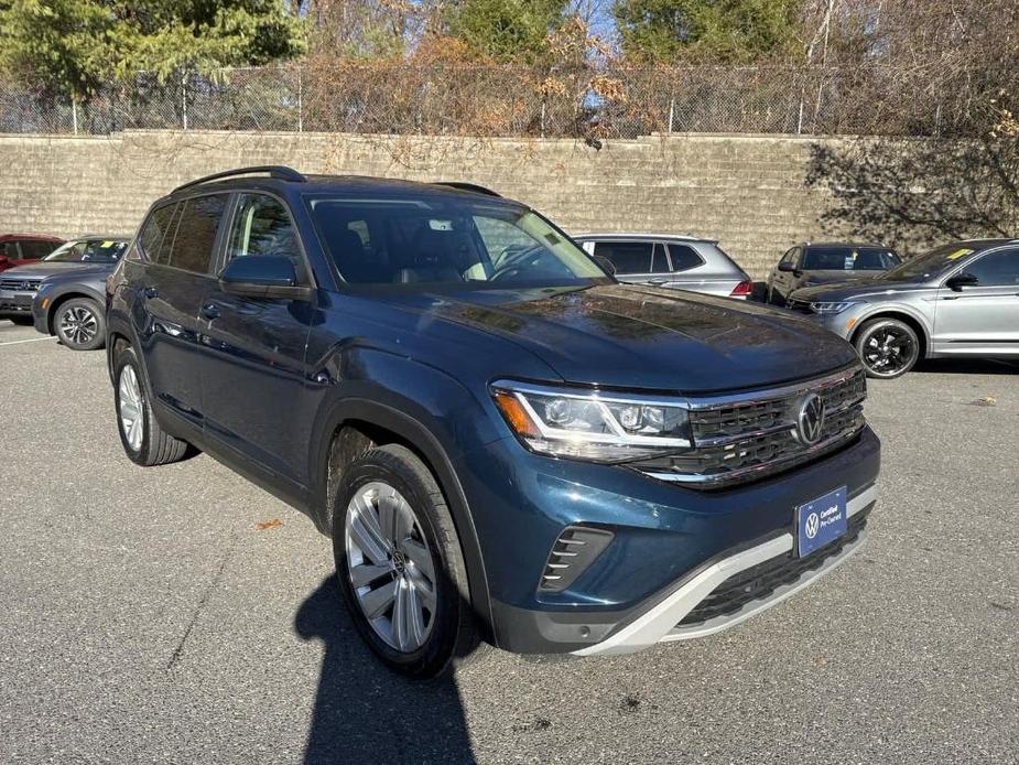 used 2021 Volkswagen Atlas car, priced at $28,698