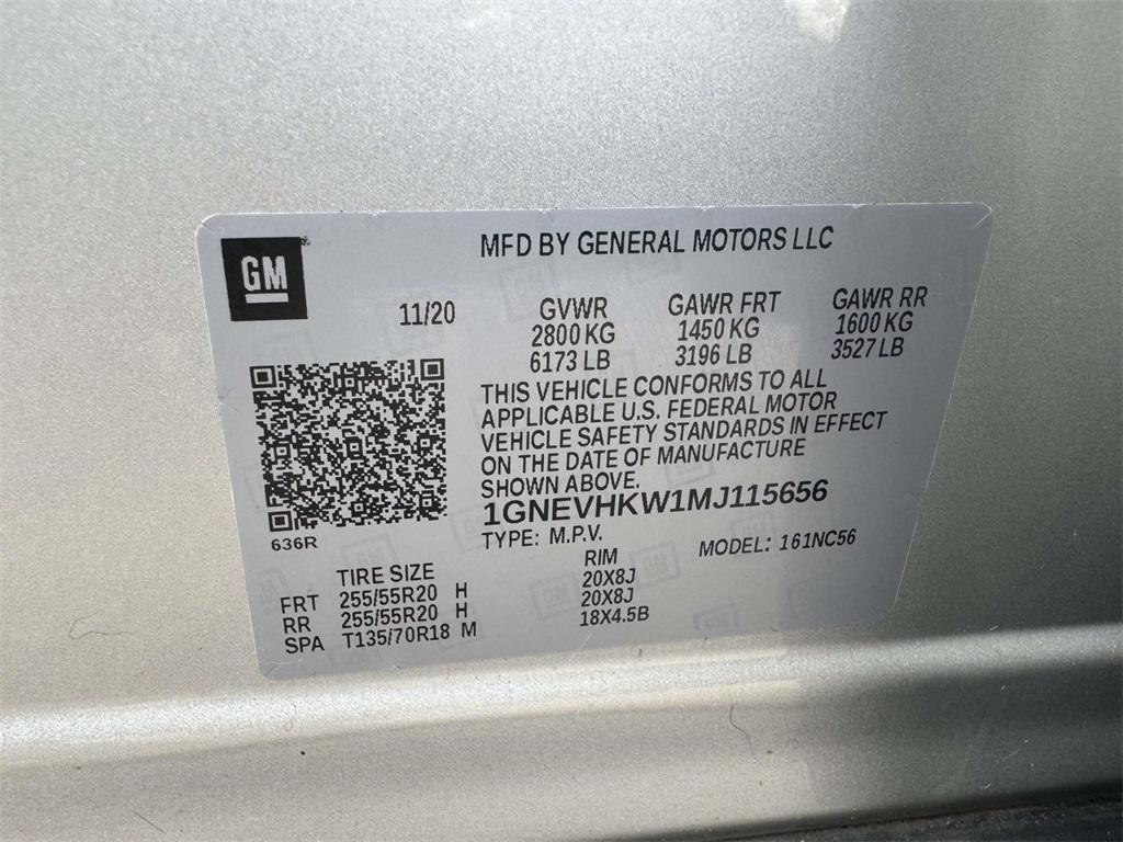 used 2021 Chevrolet Traverse car, priced at $25,741