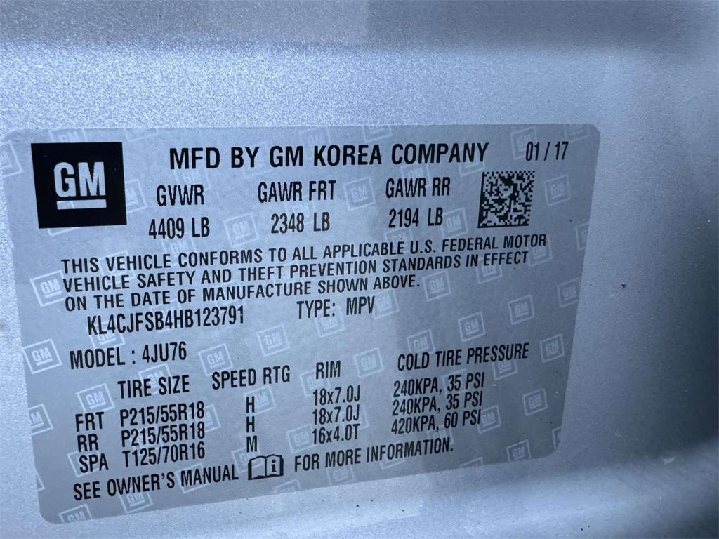 used 2017 Buick Encore car, priced at $10,568