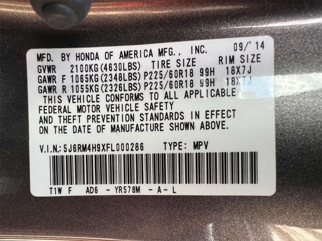 used 2015 Honda CR-V car, priced at $16,000