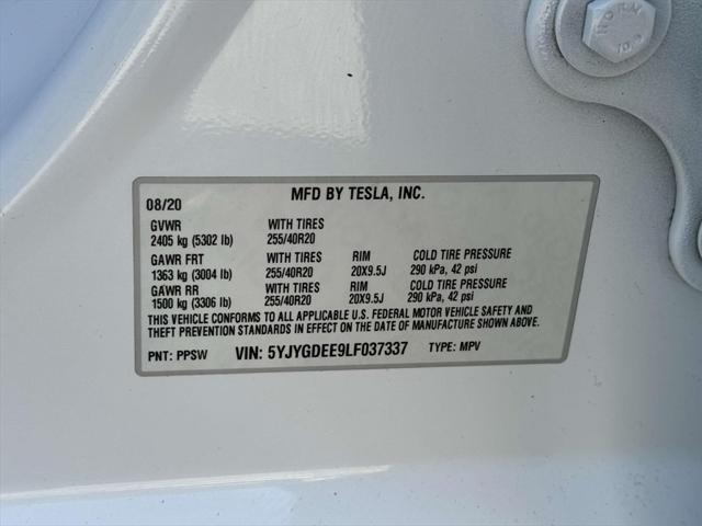 used 2020 Tesla Model Y car, priced at $22,859