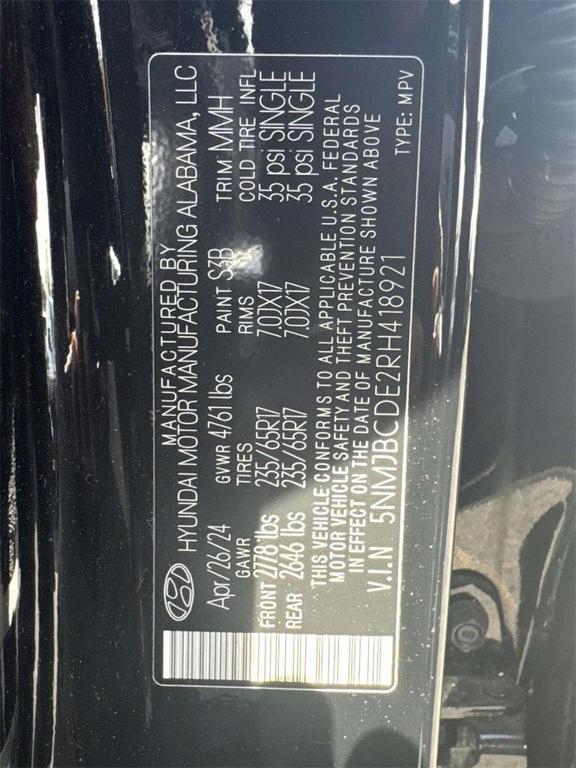 used 2024 Hyundai Tucson car, priced at $23,135