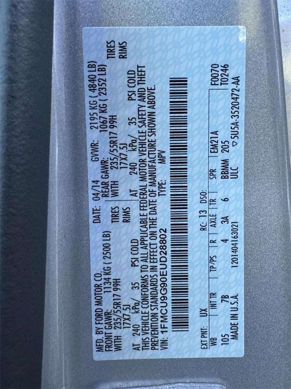 used 2014 Ford Escape car, priced at $9,750