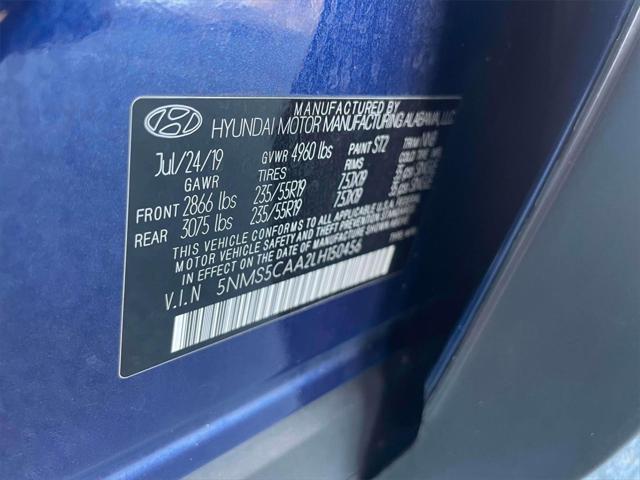 used 2020 Hyundai Santa Fe car, priced at $20,321