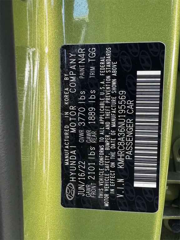 used 2022 Hyundai Venue car, priced at $16,695
