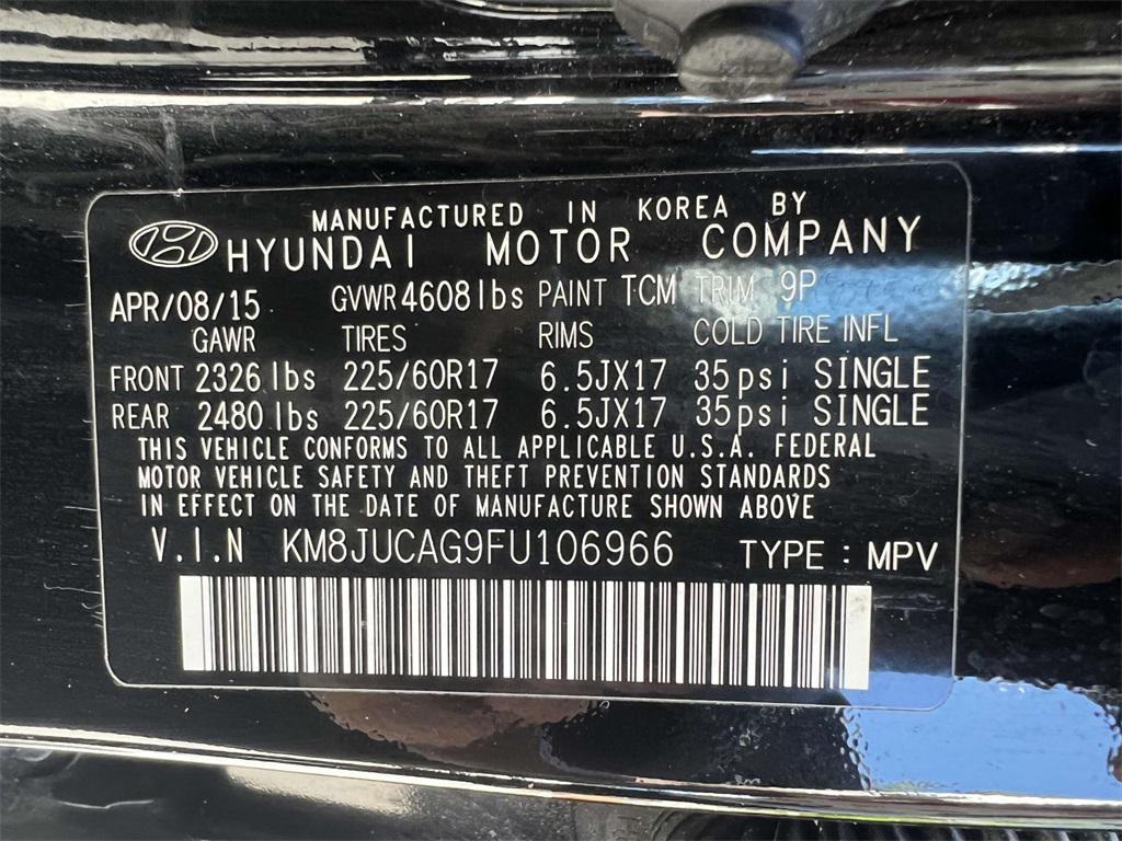 used 2015 Hyundai Tucson car, priced at $8,750