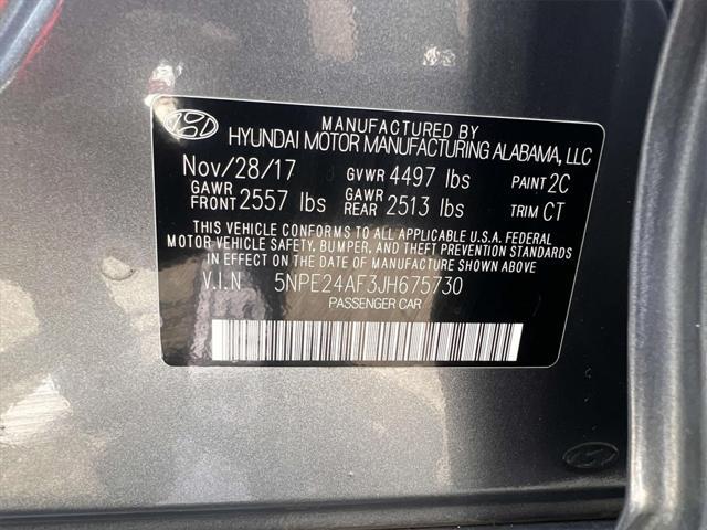 used 2018 Hyundai Sonata car, priced at $13,532