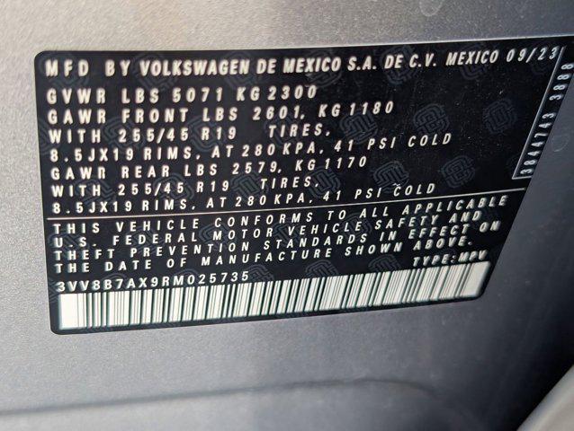 used 2024 Volkswagen Tiguan car, priced at $27,396