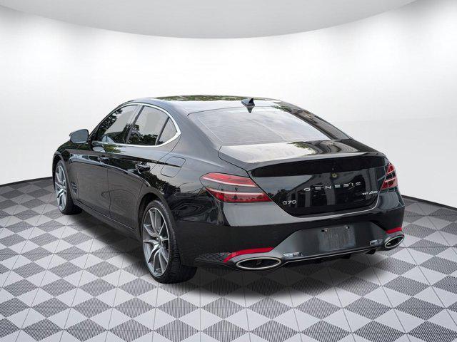 used 2022 Genesis G70 car, priced at $31,999