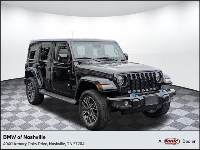 used 2022 Jeep Wrangler Unlimited 4xe car, priced at $33,999