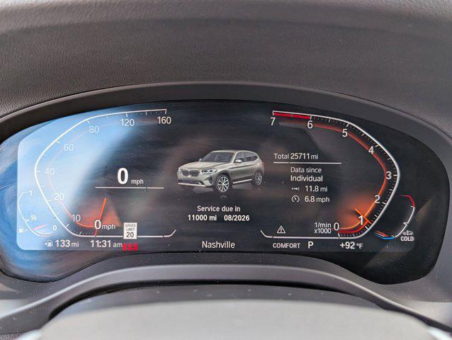 used 2024 BMW X3 car, priced at $36,698