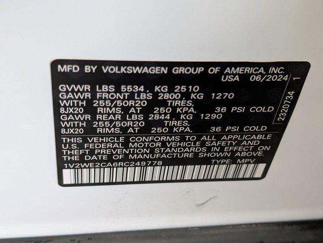 used 2024 Volkswagen Atlas Cross Sport car, priced at $29,998