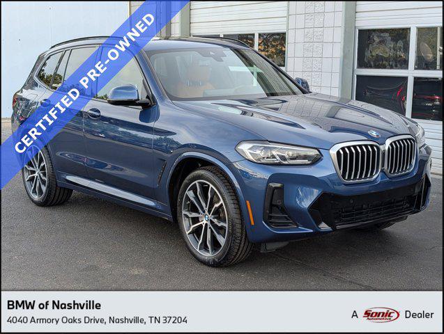 used 2022 BMW X3 car, priced at $36,999